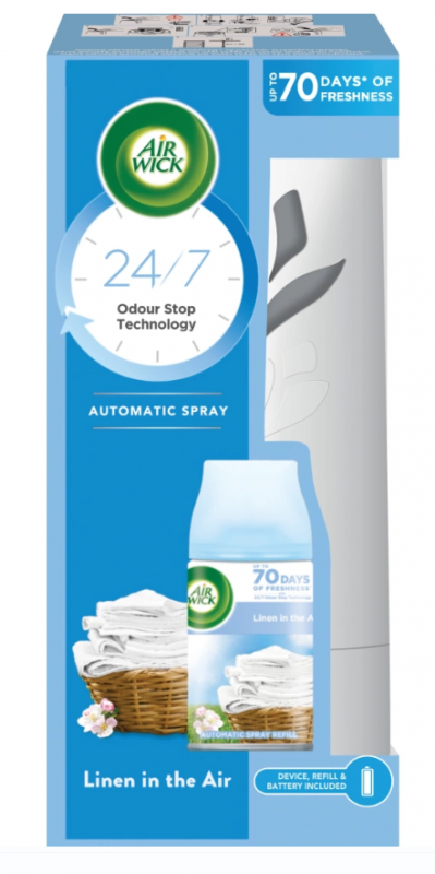 Air Wick FreshMatic strojek cely linen in the air prádlo ve vánku 250 ml