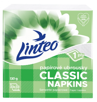 Paprov ubrousky LINTEO Classic 33X33CM 100ks