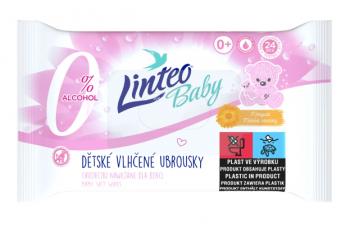 Vlhen ubrousky Linteo Baby Soft and Cream 24 ks, 1-vrstv