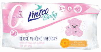 Linteo Baby Soft & Cream vlhen ubrousky pro dti 72 ks