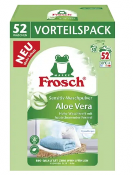 Frosch Hypoalergenn prac prek s aloe vera pro citlivou pokoku 52 dvek 3,3 kg