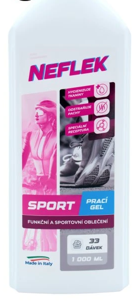Neflek prací gel sport 1l 33 dávek