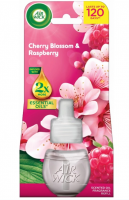 Air Wick Essential Oils Cherry Blossom & Raspberry - T�e��ov� kv�t a malina, elektrick� osv�ova� n�hradn� n�pl� 19 ml