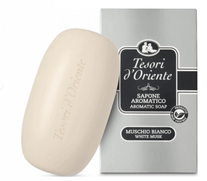 Tesori d´Oriente parfémované toaletní mýdlo Muschio Bianco 125 g