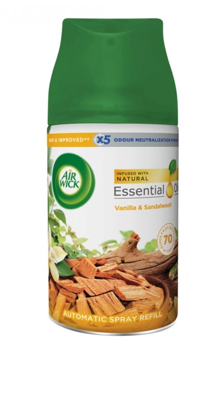 Air Wick FreshMatic Vanilka a Santalové dřevo náplň 250 ml