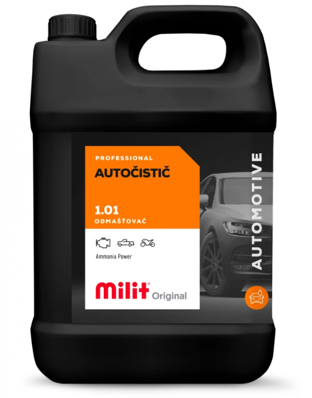 AUTO MILIT 5L, Milit auto car cleaner autočistič 5l