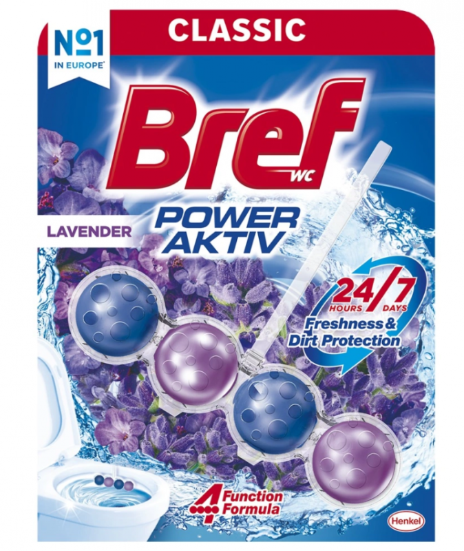Bref Power Activ WC blok Levandule 50 g