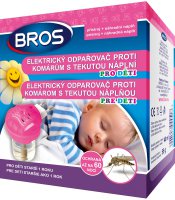 Bros elektrick odpaova proti komarm s tekutou npln 40ml pro dti 60noc