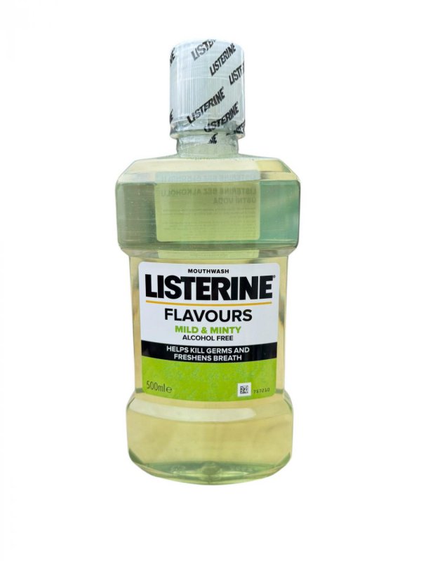 Listerine úv 500 ml mild and minty