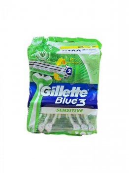 Gillette blue 3 sensitive jednorzovky 12 ks