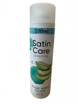 Gillette satin care gel aloe vera sensitive 200ml