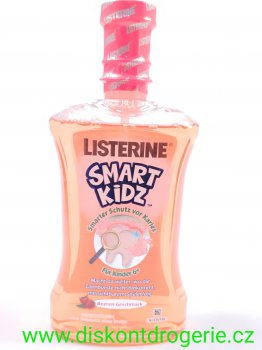 Listerine Smart Rinse Smart Rinse Mild Berry stn voda pro sv dech pro dti 500 ml