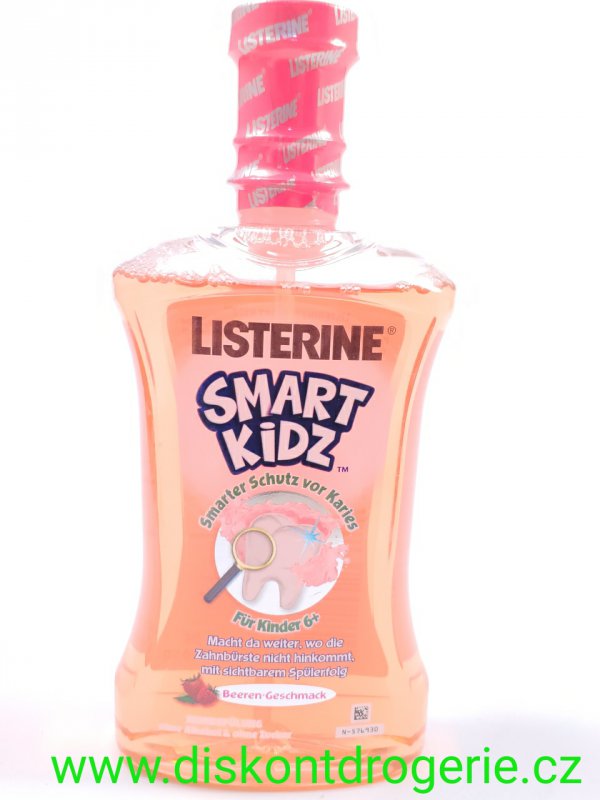 Listerine Smart Rinse Smart Rinse Mild Berry ústní voda pro svěží dech pro děti 500 ml