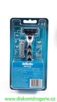GILLETTE MACH3 STROJEK +2 nhradn bity