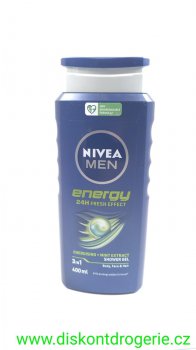 Nivea Men sprchov gel 400ML energy 3V1