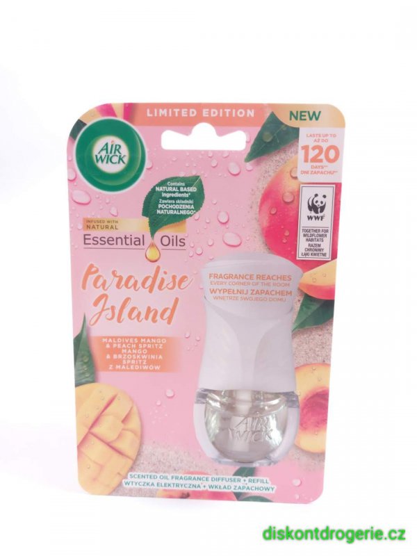 Air wick elektrik strojek mango,peach 19 ml