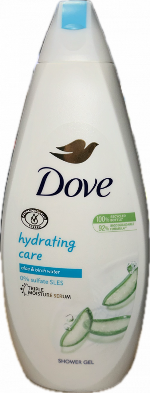 Dove sprchový gel hydrating care 250 ml