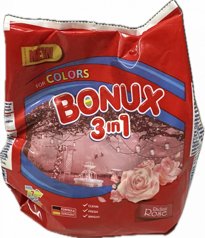 Bonux400 g 7 pracích dávek color rose