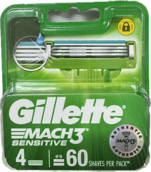 Gillette mach34 hlavice sensitive