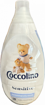 Coccolino870ml aviv ultimate sensitive 58 pracch dvek!