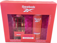 Reebok Move Your Spiritfor woman EDT 100ml + sprej 150 ml drkov kazeta