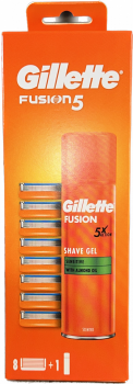 Gillette fusion 8 nhradnch bit+ fusion gel 200 ml