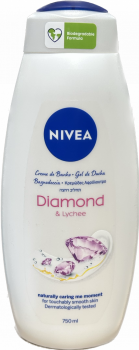 Nivea sprchov gel  750ml care & diamond