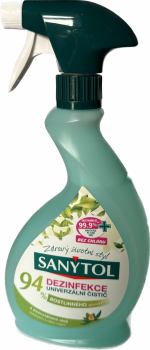 SANYTOL UNIVERZLN SPREJ 500ML 94% rostlinnho pvodu