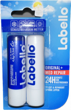 Labello duopack original + med repair2 x 5,5ml