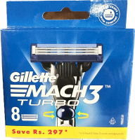 Gillette mach3 turbo  8 ks nhradn bity