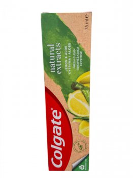 Colgate 75ml natural lemon & aloe