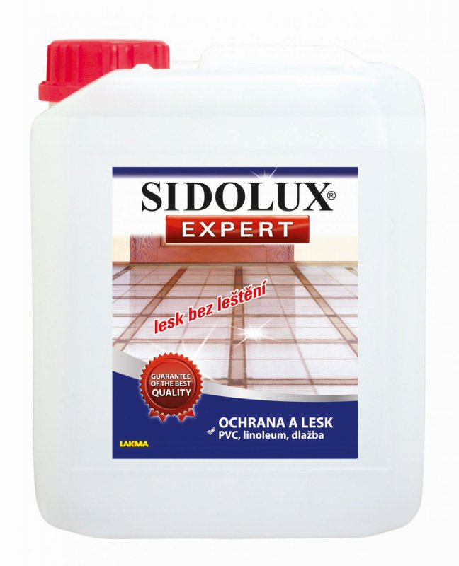 SIDOLUX EXPERT ochranný lesk na podlahy PVC LINOLEUM DLAŽBA 5 l