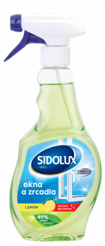 Sidolux na okna a zrcadla nano code Lemon 500 ml