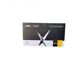 Rukavice nitril easycare flex 8m ern nepudrovan 100ks