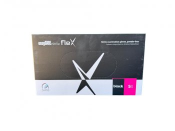 Rukavice nitril easycare flex 7s ern nepudrovan 100ks
