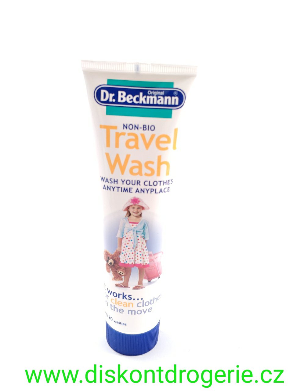 DR. Beckmann travel Wash cestovní gel na ruční praní 20 pracích dávek