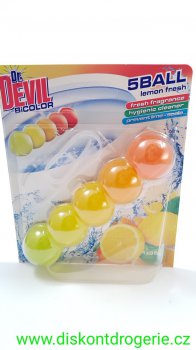 Dr. Devil Lemon Fresh BiColor 5Ball Wc zvs 35 g