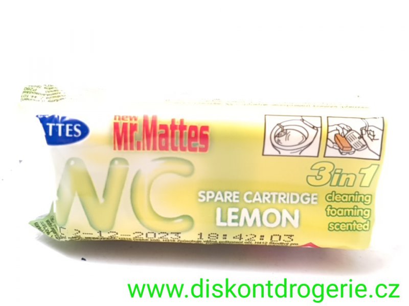Mr.Mattes WC náhradní váleček Citron 40 g