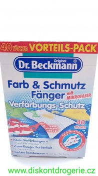 Dr. Beckmann ubrousky proti zaprn pohlcova barev 40 ks
